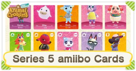 ACNH amiibo cards list